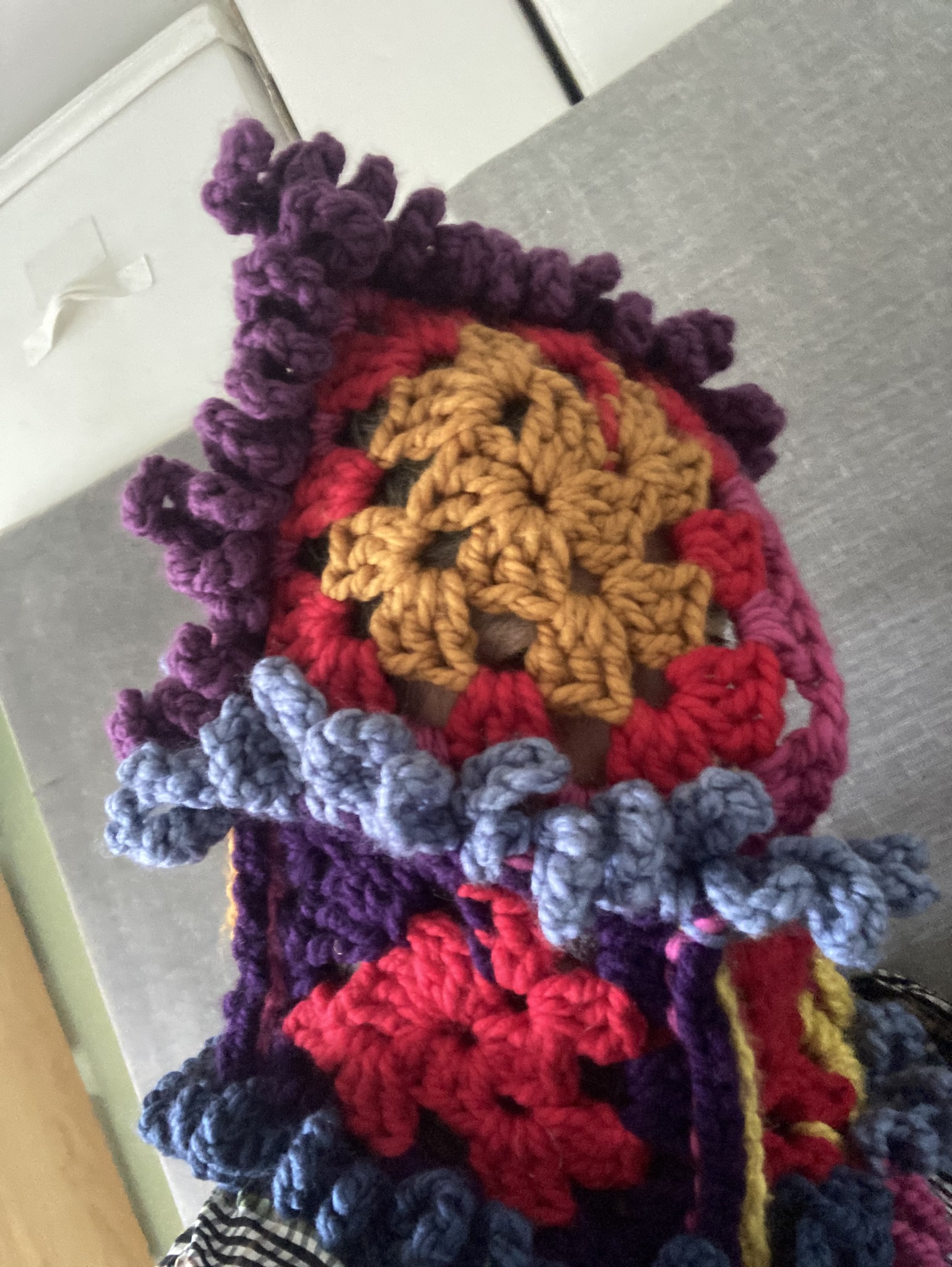 Crochet: My Square Wardrobe Chanticleer Balaklava PRINT Pattern with written and video instructions. - Image 3