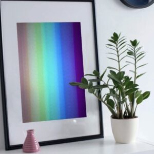 Art Prints: Original A4 Print from my photograph, Series: E-Motion Part 5a, No Frame.