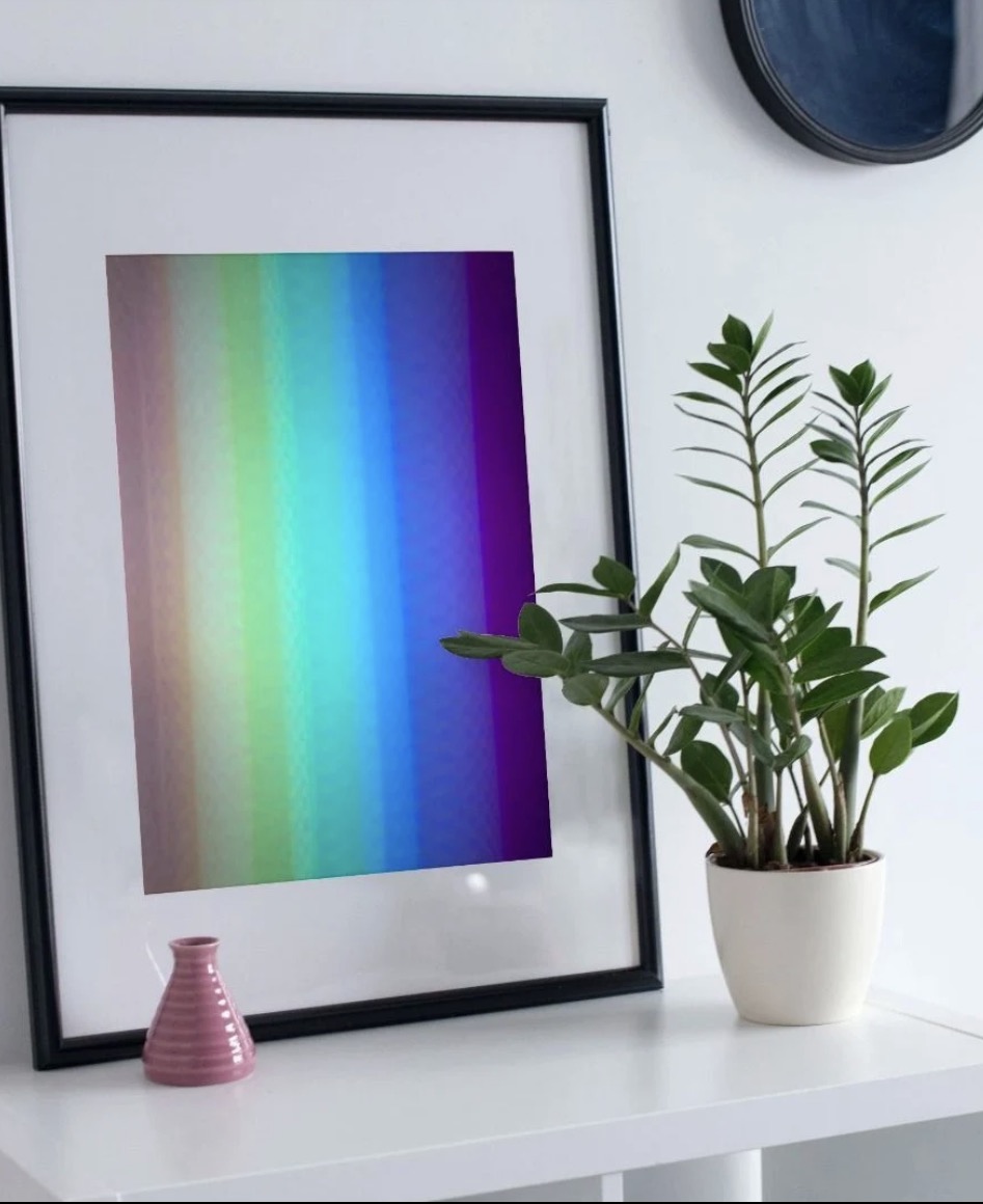 Art Prints: Original A4 Print from my photograph, Series: E-Motion Part 5a, No Frame.