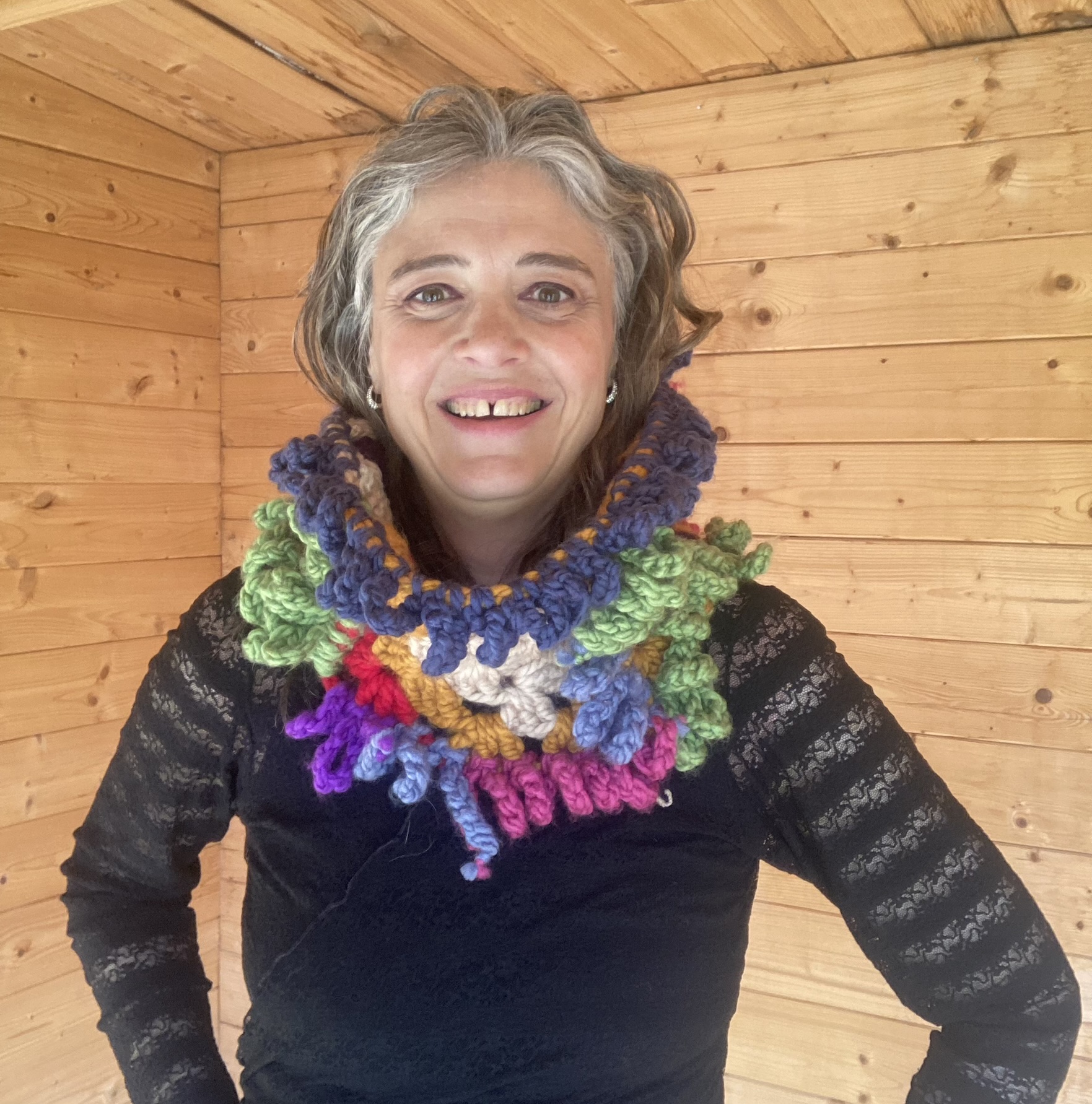 Crochet: My Square Wardrobe 111 Crochet Snood PRINT Pattern with written and video instructions. - Image 3