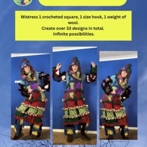 Crochet: My Square Wardrobe: All 33 Patterns in 1 book. PRINT Patterns with written and video instructions.
